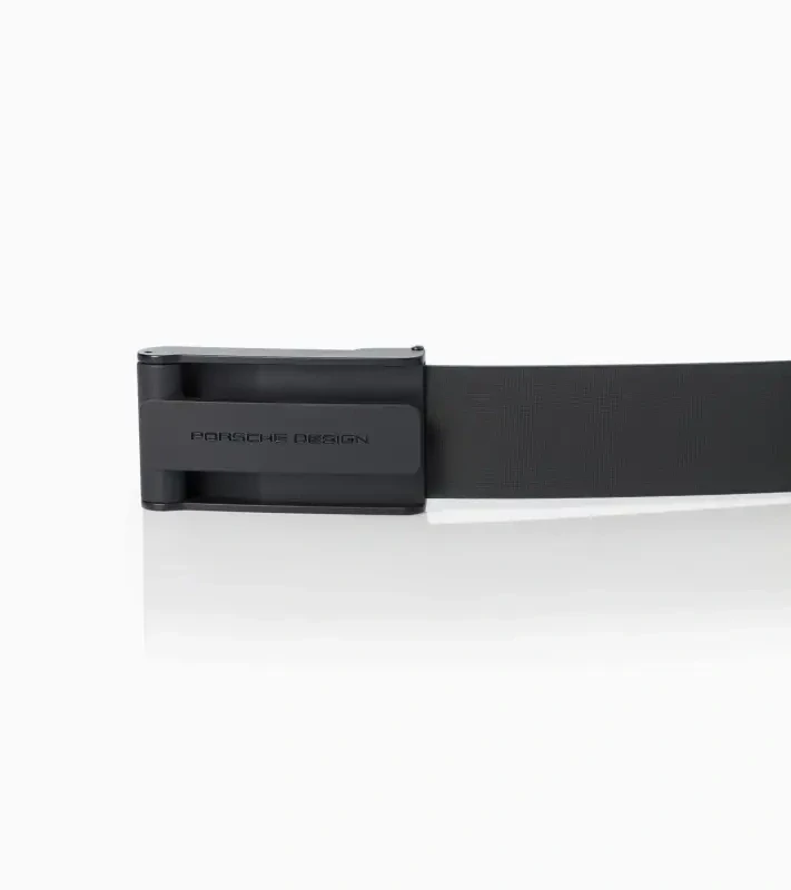 Porsche Design Casual Hook Buckle Belt 35 mm  Pásek s černou klipovou sponou kožený černý
