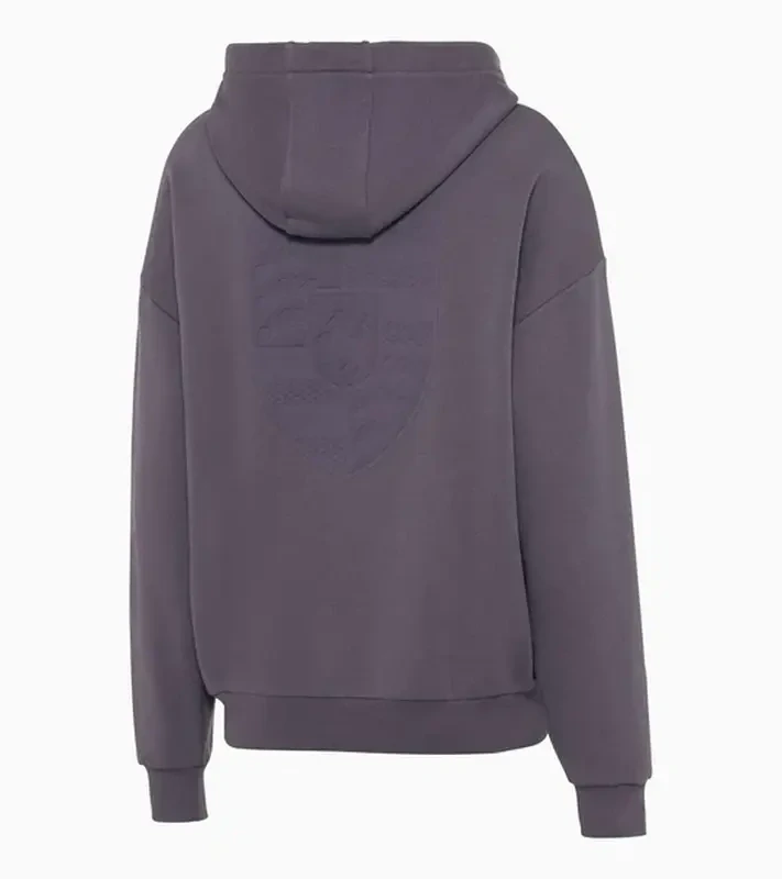PORSCHE Women's Hoodie Essential Svetr klokanka dámská s kapucí a nápletem tmavší levandulová fialová