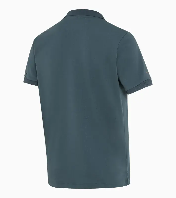 PORSCHE DESIGN Men's Polo Shirt Tričko s límečkem a knoflíčky petrolejově zelená