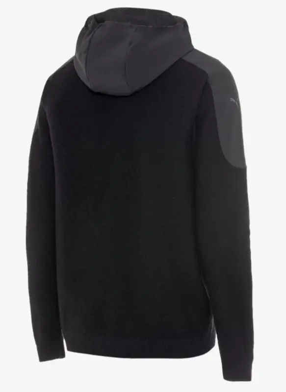 PORSCHE DESIGN Wool Mix Jacket Bunda sportovní s kapucí z merina černá