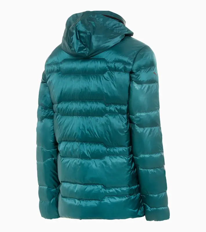 PORSCHE DESIGN Light Packable Jacket Bunda odlehčená sbalitelná prošívaná petrolejová zelená