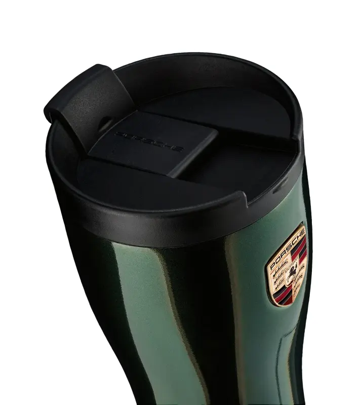 PORSCHE Thermal travel cup Termoska temně zelená metalíza 460 ml