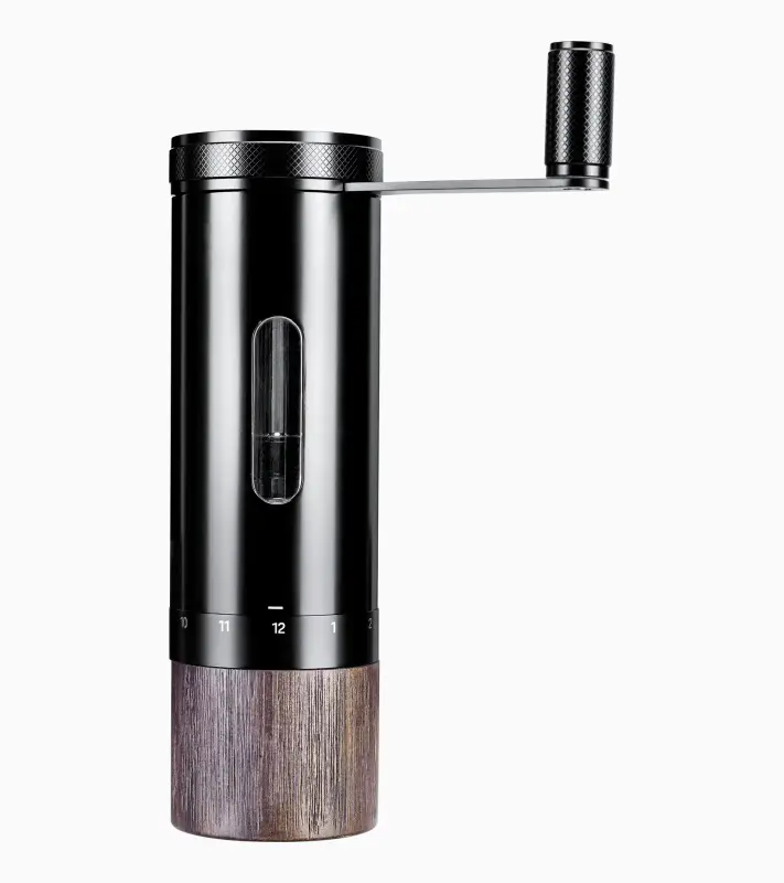PORSCHE Coffee grinder Mlýnek ruční na kávu s dřevěnou nádobkou