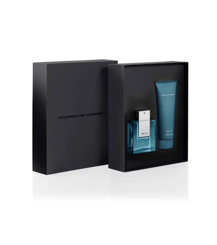 PORSCHE DESIGN PURE LIFE Eau de Parfum Parfémovaná voda pro muže + PURE LIFE Hair & Body Shampoo Pánský tělový a vlasový šampon tyrkysová ZDARMA