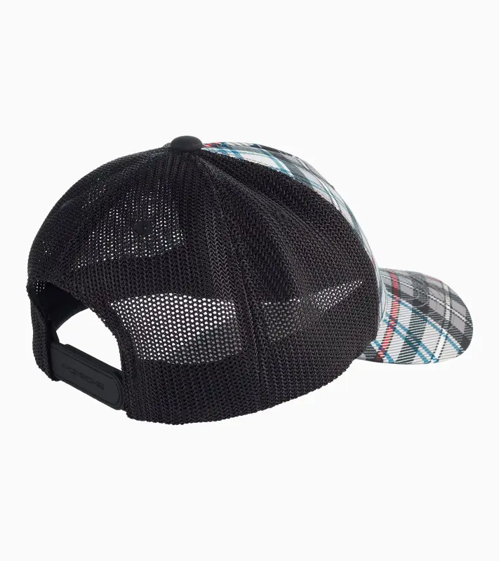 PORSCHE Cap 50Y Turbo Čepice kšiltovka kostkovaný vzor černá