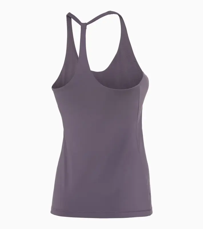 PORSCHE Women's Tank Top Yoga Capsule Collection Tílko dámské volnočasové fitness yoga levandulová provensálská