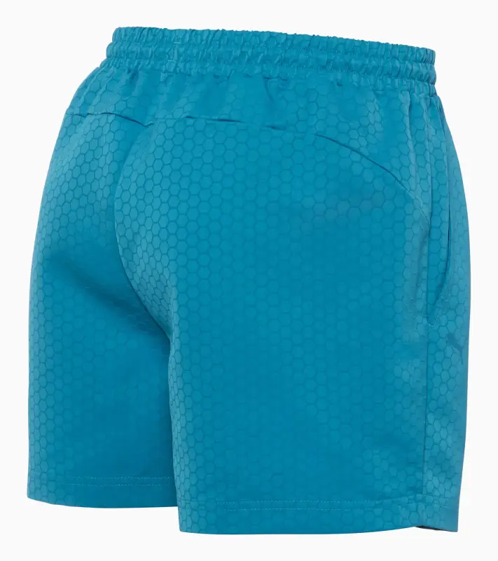 PORSCHE DESIGN Swimming shorts Plavky koupací šortky se šestihranným vzorem modrá