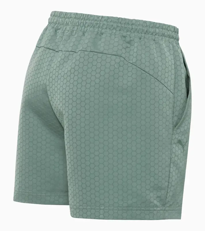 PORSCHE DESIGN Swimming shorts Plavky koupací šortky se šestihranným vzorem mátová zelená