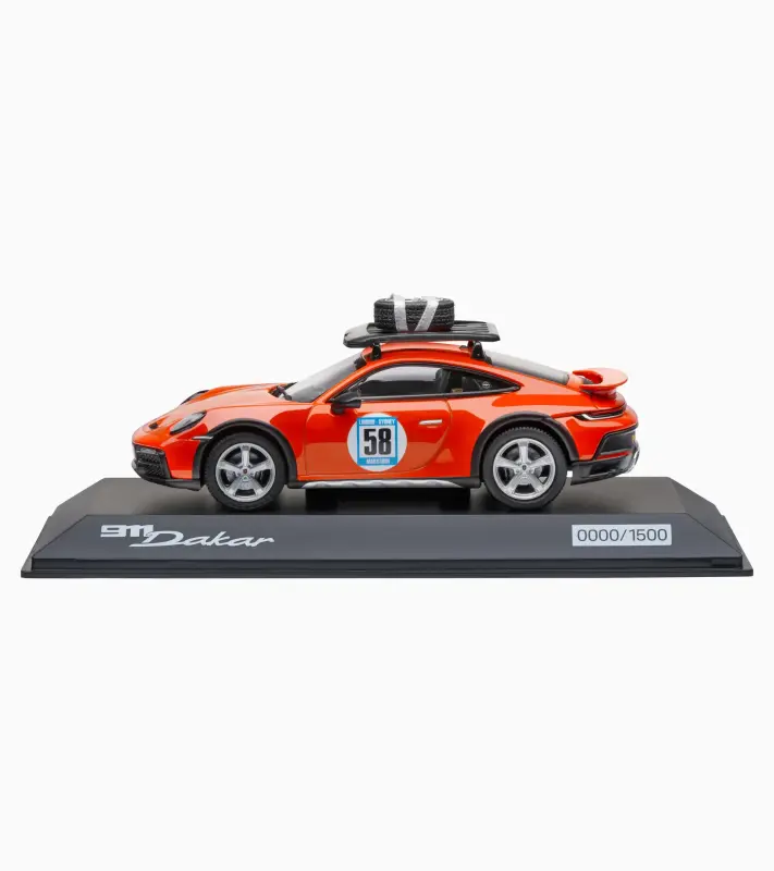 PORSCHE 911 Dakar Ltd Model 1:43 červenočerná