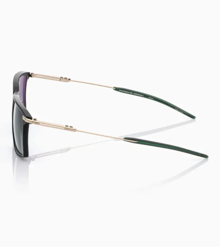 PORSCHE DESIGN Sunglasses P´8986 Sluneční brýle inspirované P911 zelenozlaté se skly v šedém gradientu