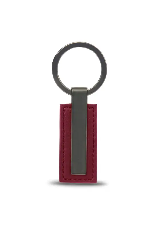 PORSCHE DESIGN Keyring Metal Klíčenka kov kůže červená