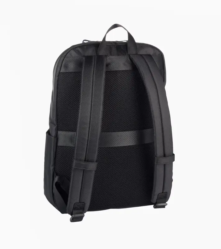 PORSCHE Backpack MARTINI RACING® Batoh do města i na cesty černá s červenomodrými detaily