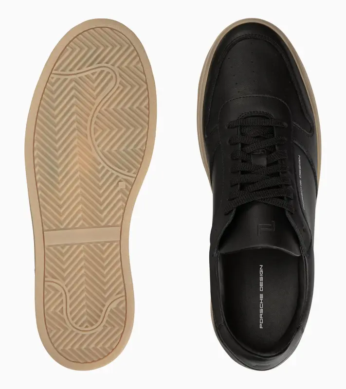 PORSCHE DESIGN Gumsole Sneaker Obuv teniska kožená volnočasová černá