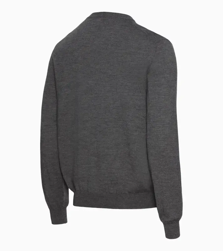 PORSCHE DESIGN Crew neck pullover Svetr pulovr s výstřihem ke krku antracitová šedá