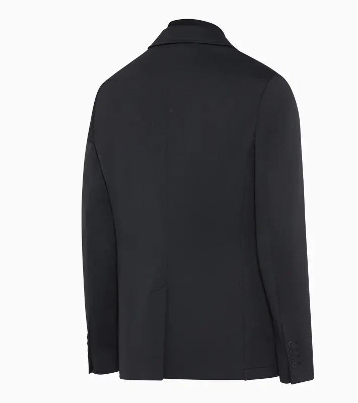 PORSCHE DESIGN Travel blazer Sako elegantní volnočasové všestranné s odnímatelnou vložkou a žakárovou podšívkou černá