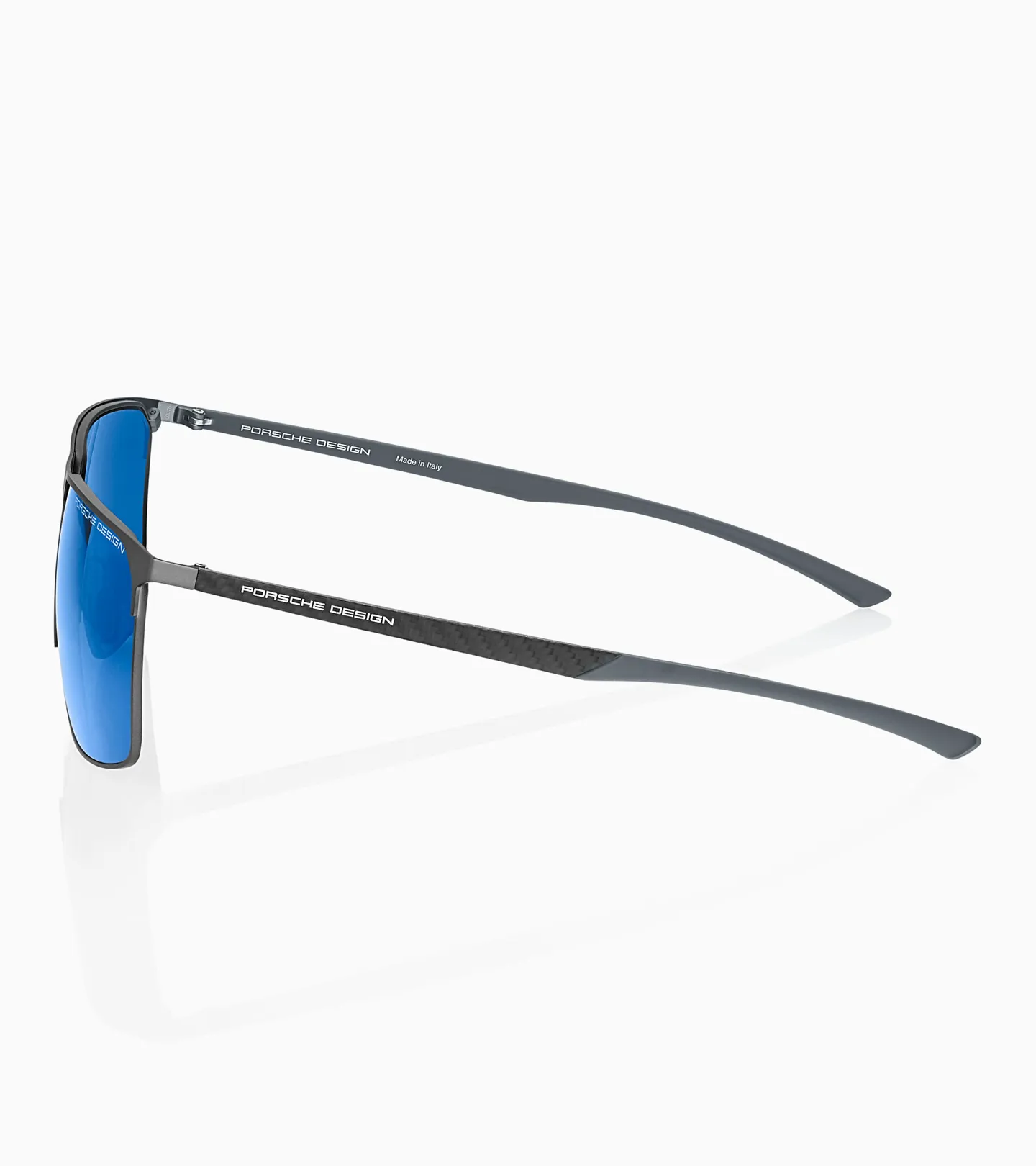 PORSCHE DESIGN Sunglasses P´8964 Sluneční brýle z uhlíkových vláken šedomodré polarizovaná tmavě modrá skla v gradientu