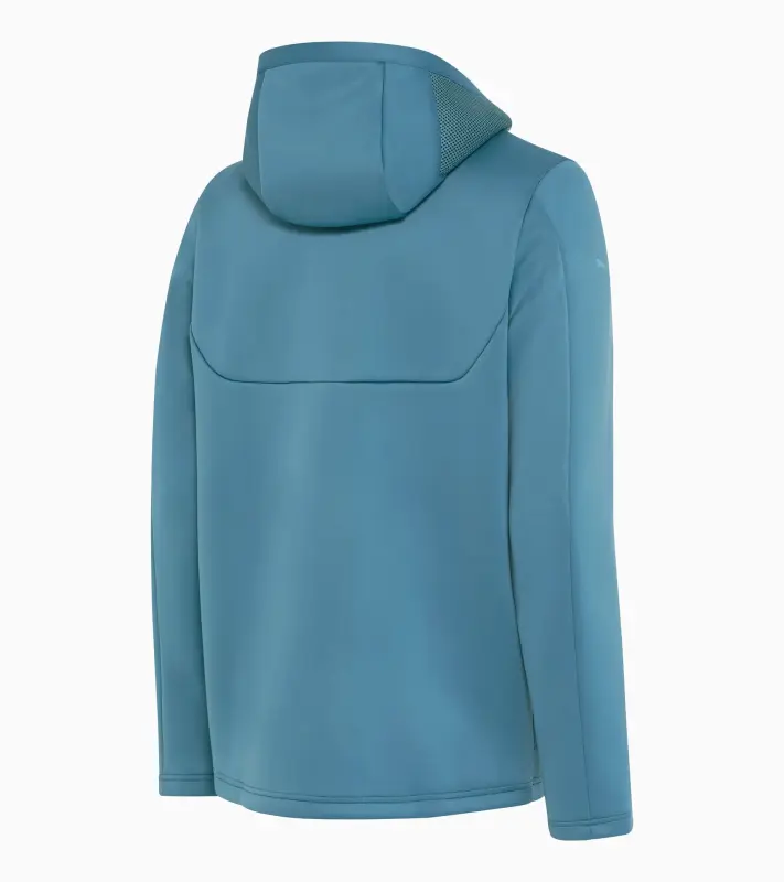 PORSCHE DESIGN Hooded sweat jacket Mikina s kapucí světle modrá