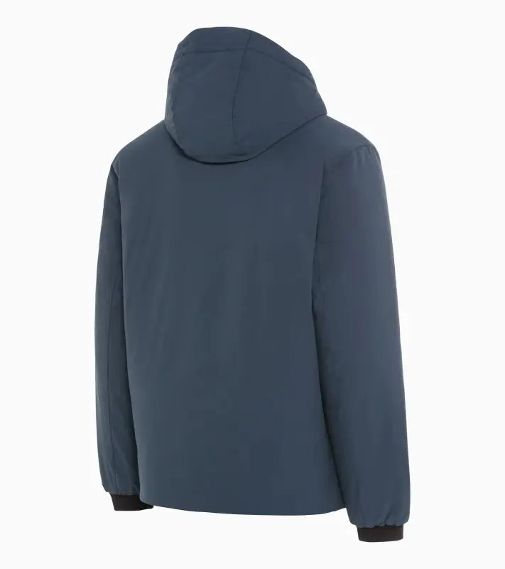 PORSCHE DESIGN Light blouson jacket Bunda volnočasová na zip s podšívkou a kapucí tmavě modrá