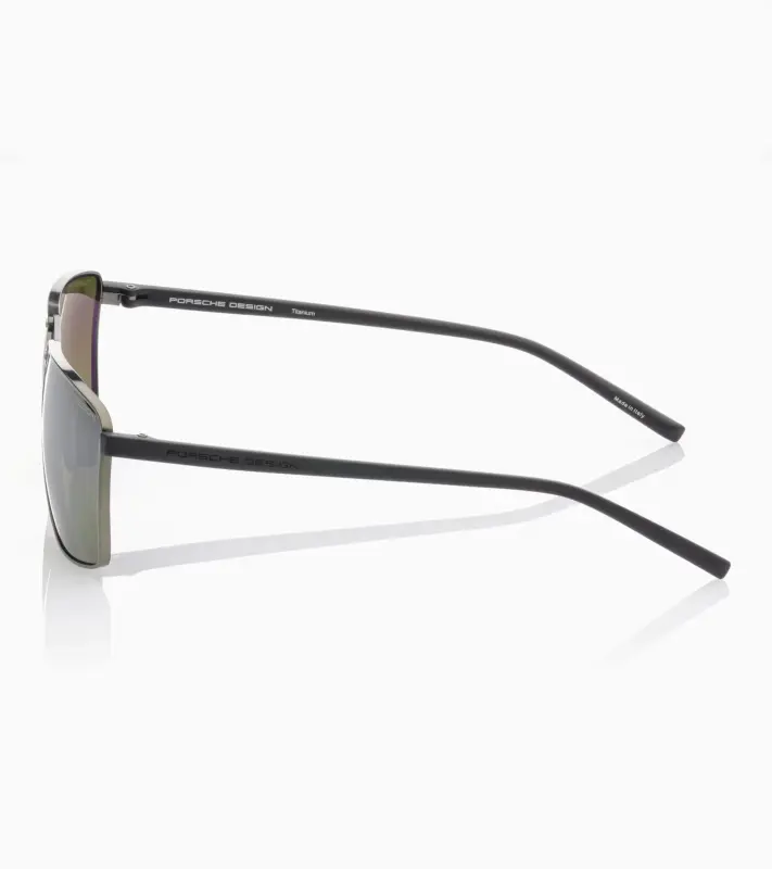 PORSCHE DESIGN Sunglasses P´8993 Sluneční brýle z titanu zelenošedé se zelenostříbrnými zrcadlovkami