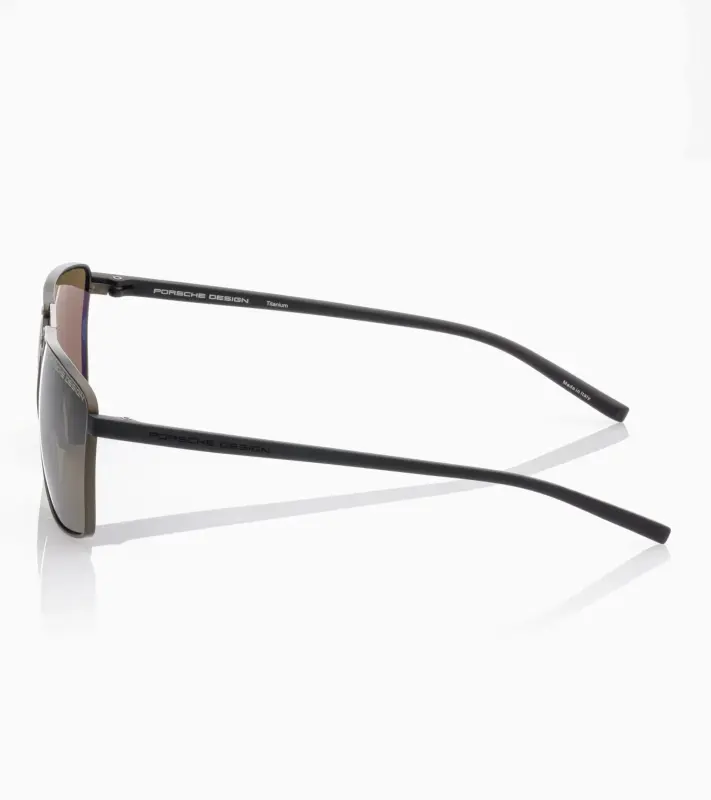 PORSCHE DESIGN Sunglasses P´8993 Sluneční brýle z titanu hnědošedé s hnědými skly