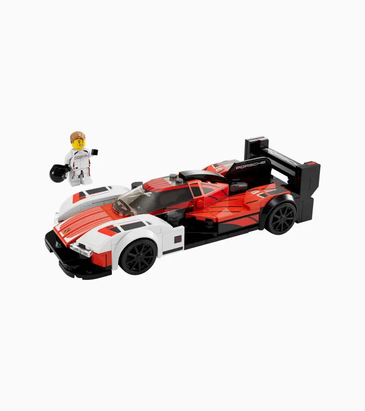PORSCHE LEGO® Speed Champions Porsche 963 Skládací model stavebnice sportovního modelu 280 dílů červenobílý