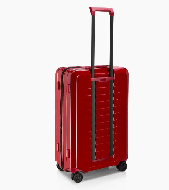 1+1 PORSCHE DESIGN Roadster Hardcase Trolley Set M+S Sada kufrů cestovních zavazadel lehké skořepinové TSA červené lesklé
