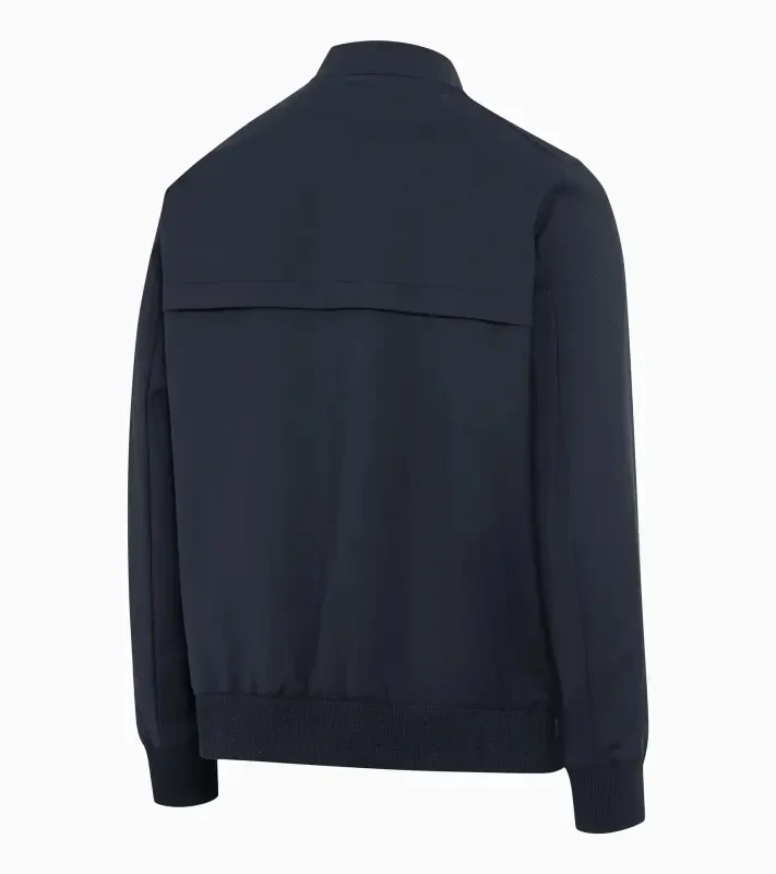 PORSCHE DESIGN Blouson Jacket Bunda s žakárovou podšívkou a límcem tmavě modrá