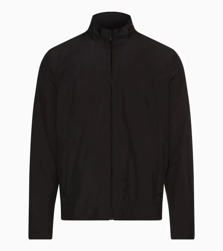 PORSCHE DESIGN Reversible Leather Jacket Bunda kožená oboustranná na zip voděodolná černá
