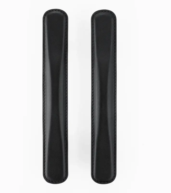 PORSCHE DESIGN Leather Handle Set Roadster Aluminium Trolley Sada kožených rukojetí na zavazadla pro barevnou personalizaci