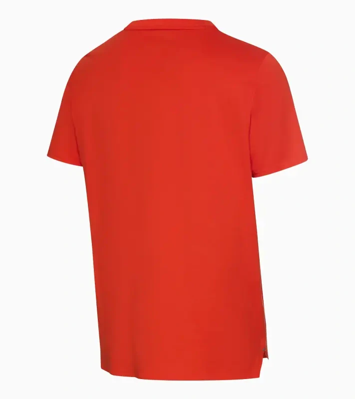 PORSCHE DESIGN Men´s T-Shirt Essential Tričko pánské volnočasové bavlněné lávově oranžová
