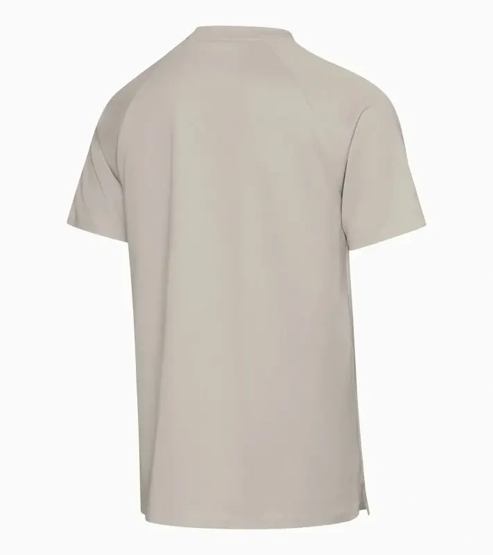 PORSCHE DESIGN Sport-Tex Jacquard T-Shirt Tričko žakárové s kulatým výstřihem béžová