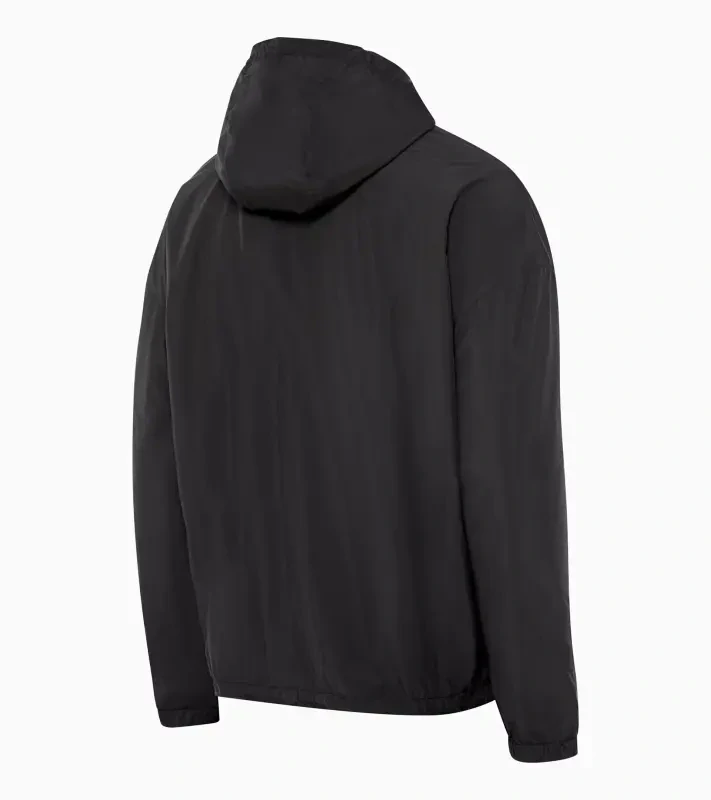 PORSCHE DESIGN Leather Jacket Orlando Bloom Special Edition Bunda kožená oboustranná s kapucí na zip voděodolná matná a lesklá černá
