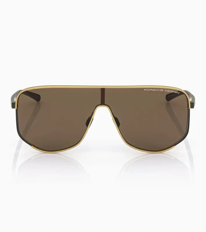 PORSCHE DESIGN P'86007 Targa #1 Sunglasses by Orlando Bloom Sluneční brýle olivovozlaté s hnědými polarizovanými skly