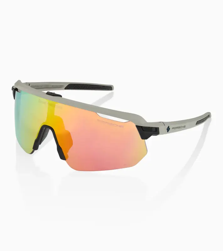 PORSCHE Shinobi RIG® Reflect Sport Sunglasses Cyklistické sluneční brýle světle šedé s vysokou odolností a zvýšeným kontrastem při zachovaní barev