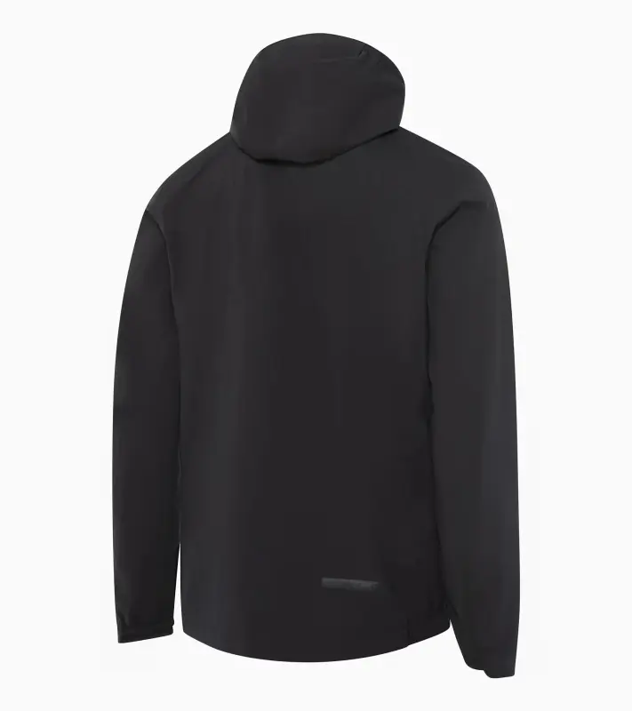 PORSCHE Rain Jacket Unisex Bunda cyklistická sportovní nepromokavá včetně zipů a kapes černá