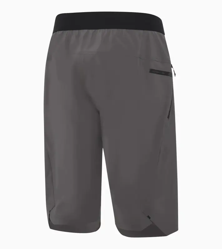 PORSCHE Bike Shorts Unisex Kalhoty krátké šortky cyklistické sportovní funkční s potiskem a logem antracitová šedá