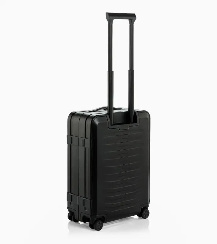 PORSCHE DESIGN Roadster Aluminum Trolley S Skořepinové zavazadlo kufr z hliníku velikost S černá TSA