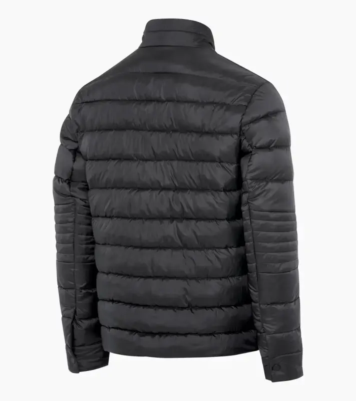 PORSCHE DESIGN Light Weight Jacket Bunda voděodolná odlehčená prošívaná se stojáčkem a logem černá