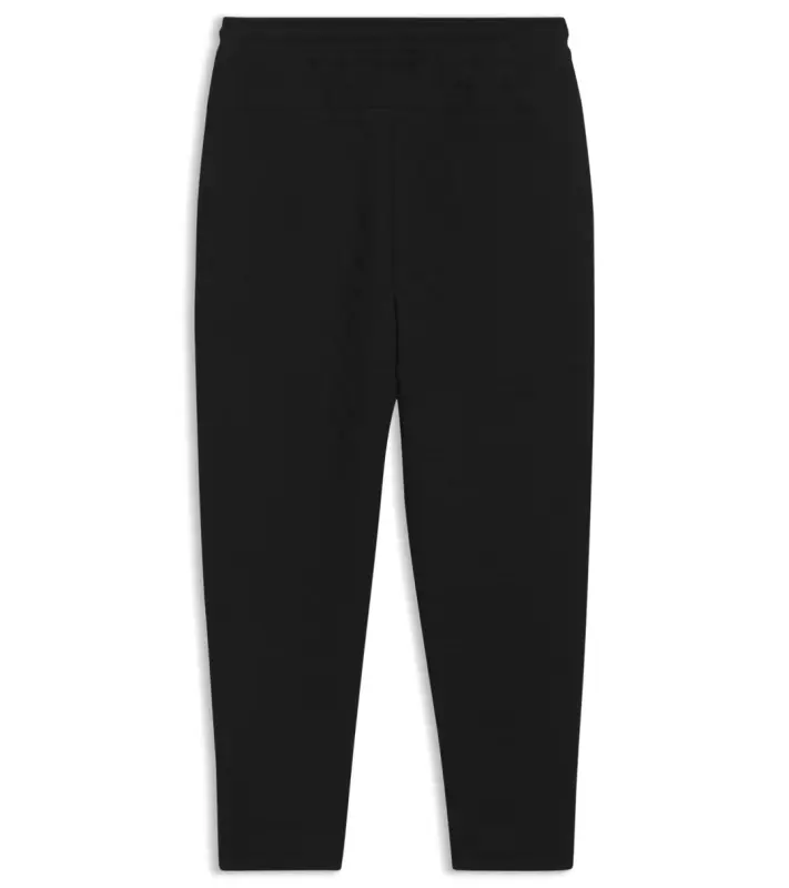 PORSCHE DESIGN Tracksuit Bottoms with Pascha Pattern Porsche x BOSS  Kalhoty volnočasové sportovní se žakárovým vzorem šachovnice v černé