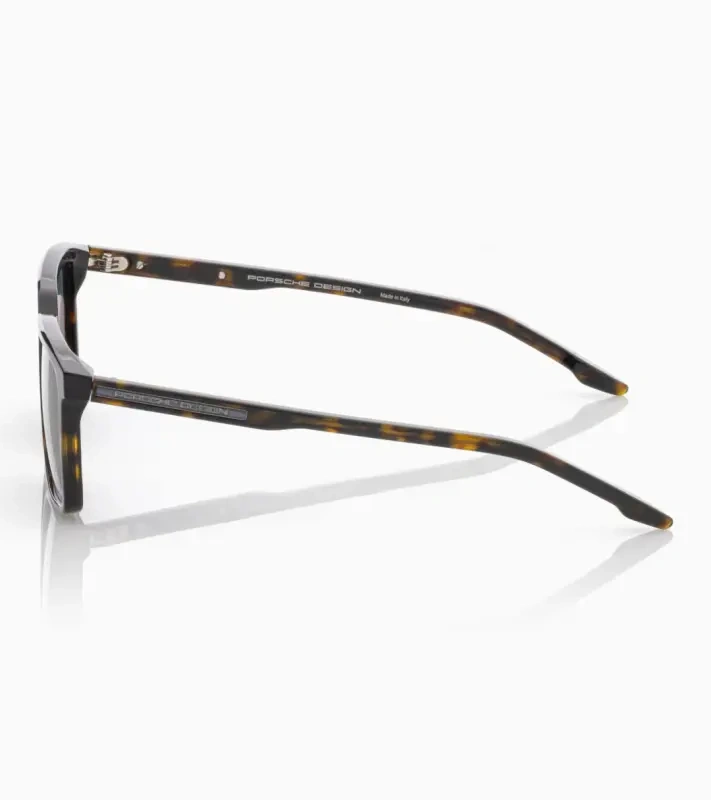 PORSCHE DESIGN P´86024 Sunglasses EDITION A #1 Uni Sluneční brýle nadčasového klasického tvaru černozlaté se světle tyrkysovými skly