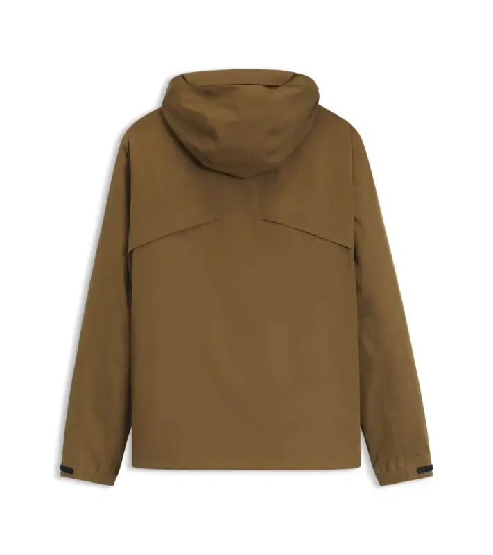 PORSCHE DESIGN Three-in-one jacket Porsche x BOSS Bunda lehká bomberka ve třech variantách s reliéfním logem hnědá camelka