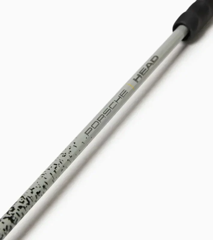 PORSCHE x HEAD Adventure ski poles Sjezdové hůlky z karbonu s ergonomickou rukojetí šedočerné s logy