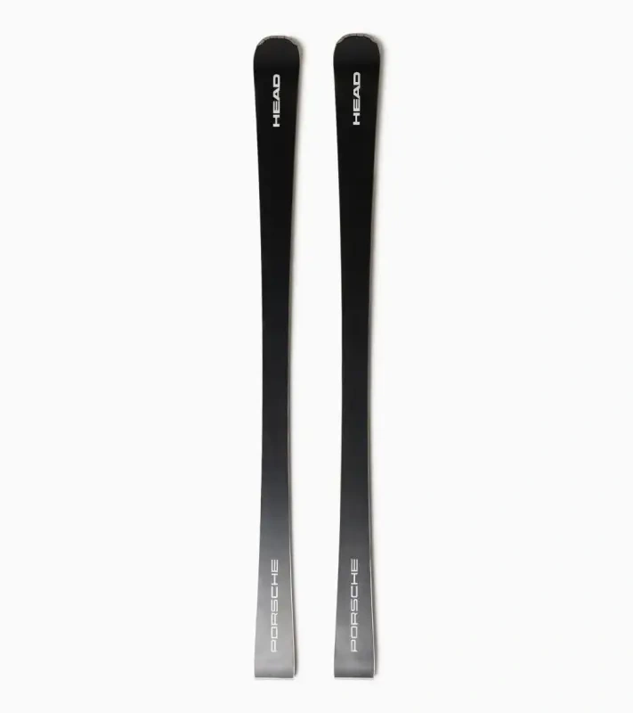 PORSCHE x HEAD 7 Series Adventure skis Sjezdové lyže dynamické slalomové s vázáním a dřevěným jádrem šedočerné