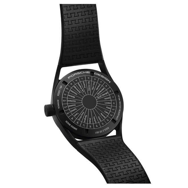 Porsche Design 1919 GLOBETIMER Náramkové hodinky černá all black