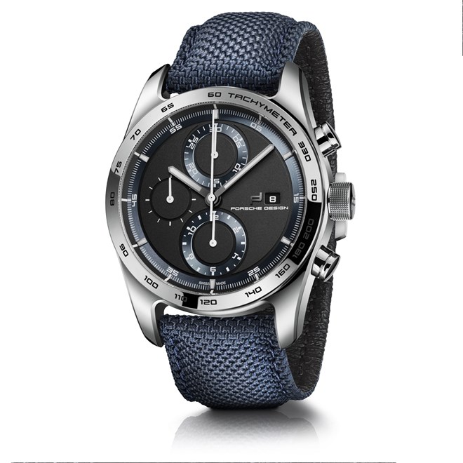 Porsche Design CHRONOTIMER SERIES 1 titanium modrá polished titanium black deep blue