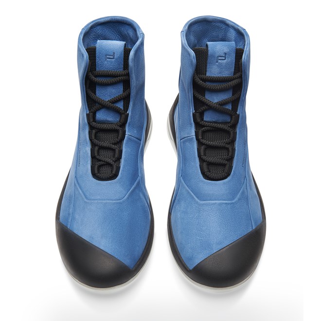 Porsche Design TRAVELLER LACE UP HIGH TOP SNEAKER Obuv kotníčková námořní modrá navy blazer