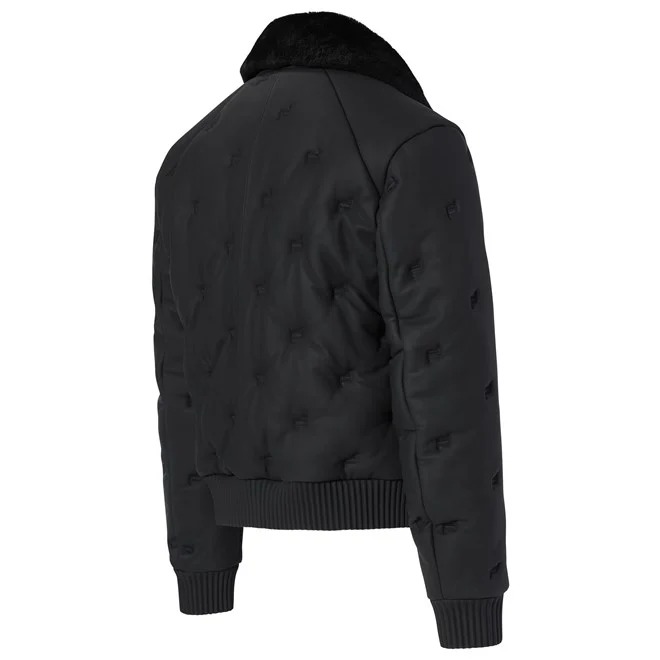 Porsche Design ICON LEATHER JACKET Bunda bomber kožená s jehnětinovým límcem