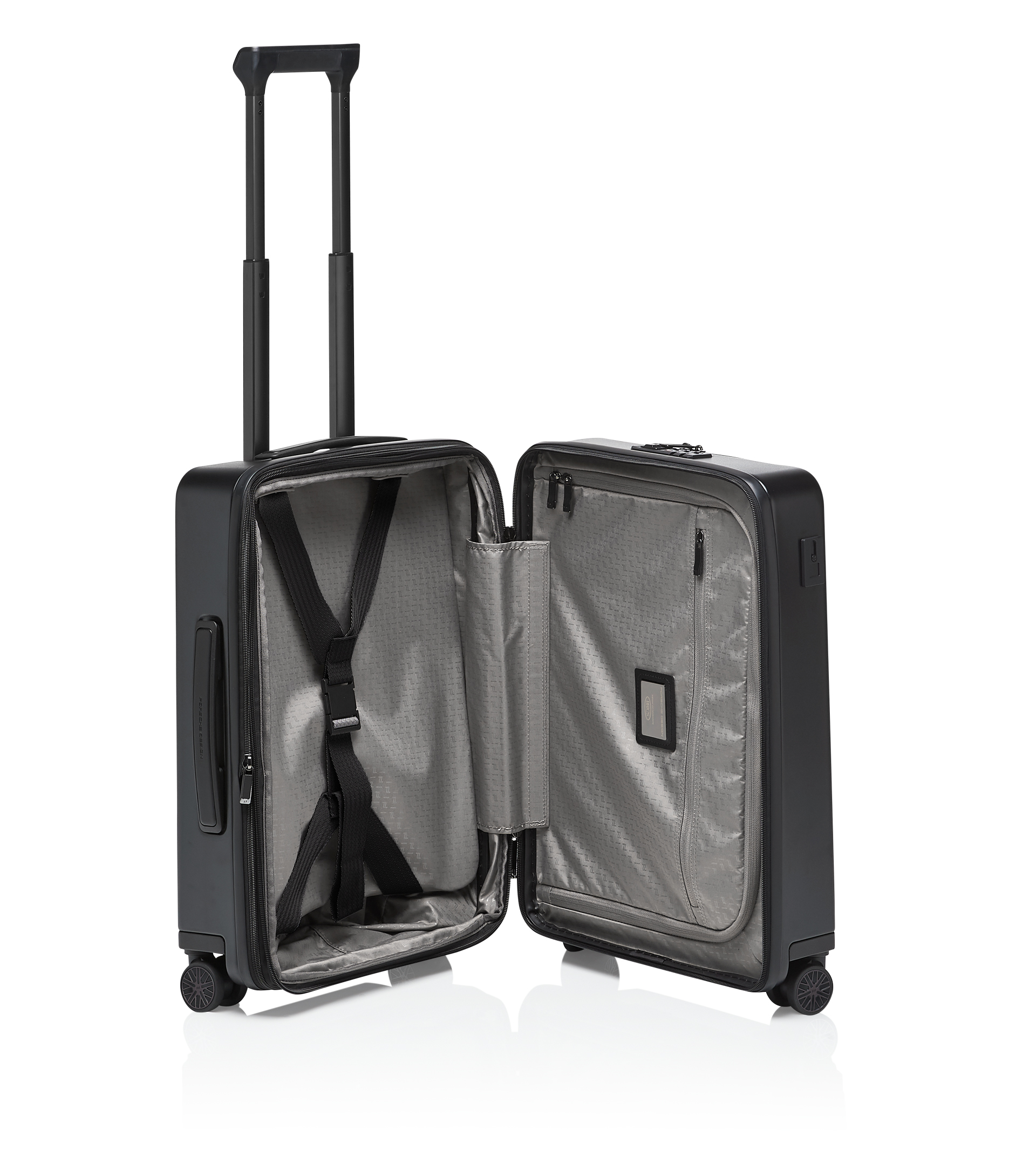 PORSCHE DESIGN Roadster Hardcase 4W Business Trolley S Manažerské zavazadlo kufr skořepinový velikost S matně černý TSA USB