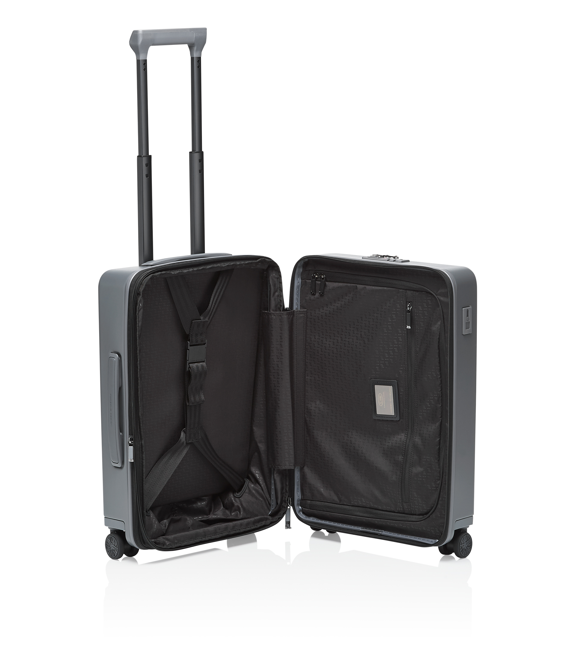 PORSCHE DESIGN Roadster Hardcase 4W Business Trolley S Manažerské zavazadlo kufr skořepinový velikost S matně šedá TSA USB