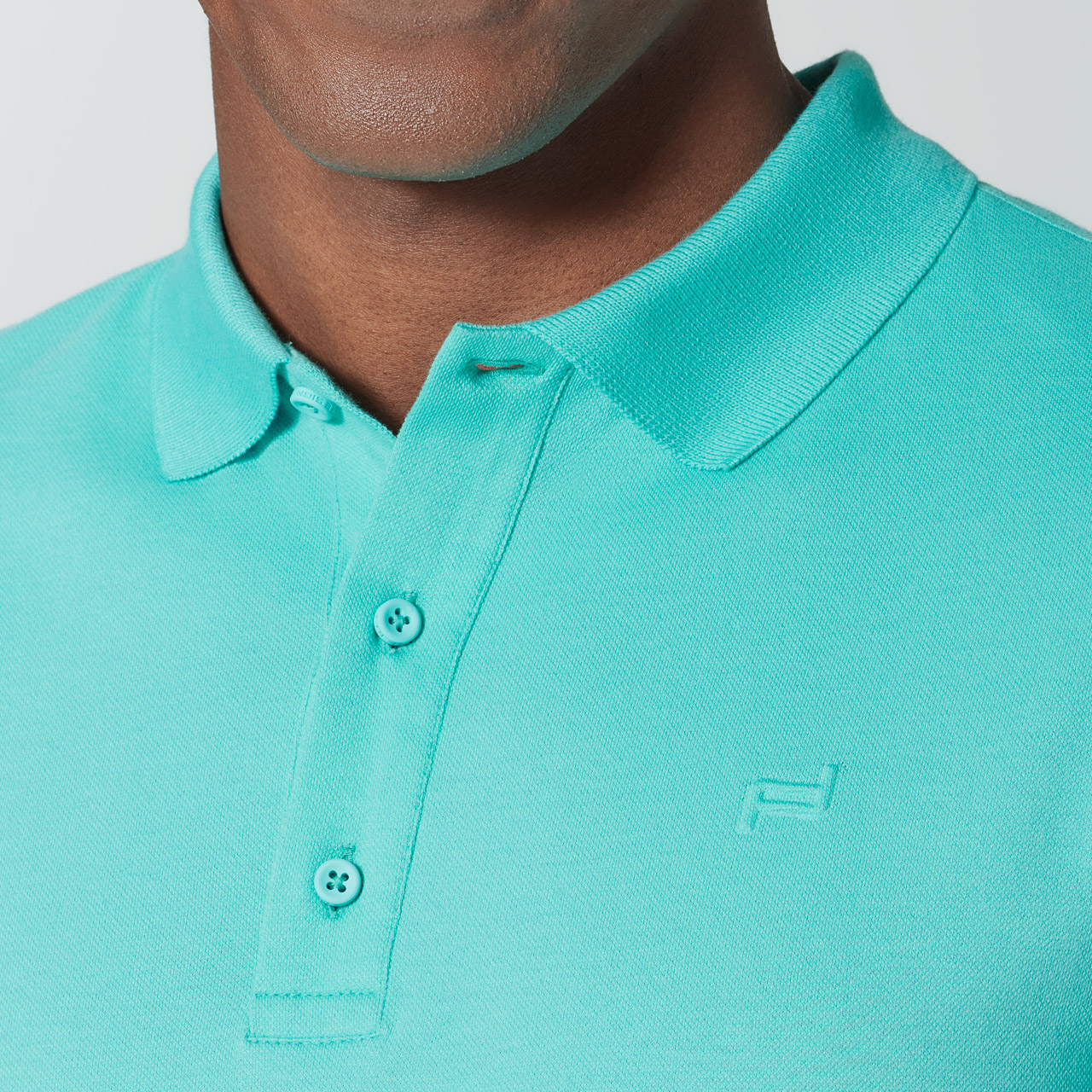 Porsche Design P-Icon Polo Tričko s límečkem tyrkysové